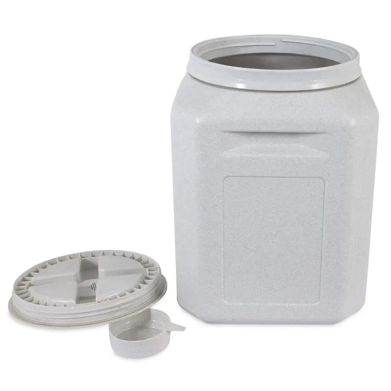 Gamma2 Vittles Vault Outback Pet Food Storage Container  Grey  50Lb