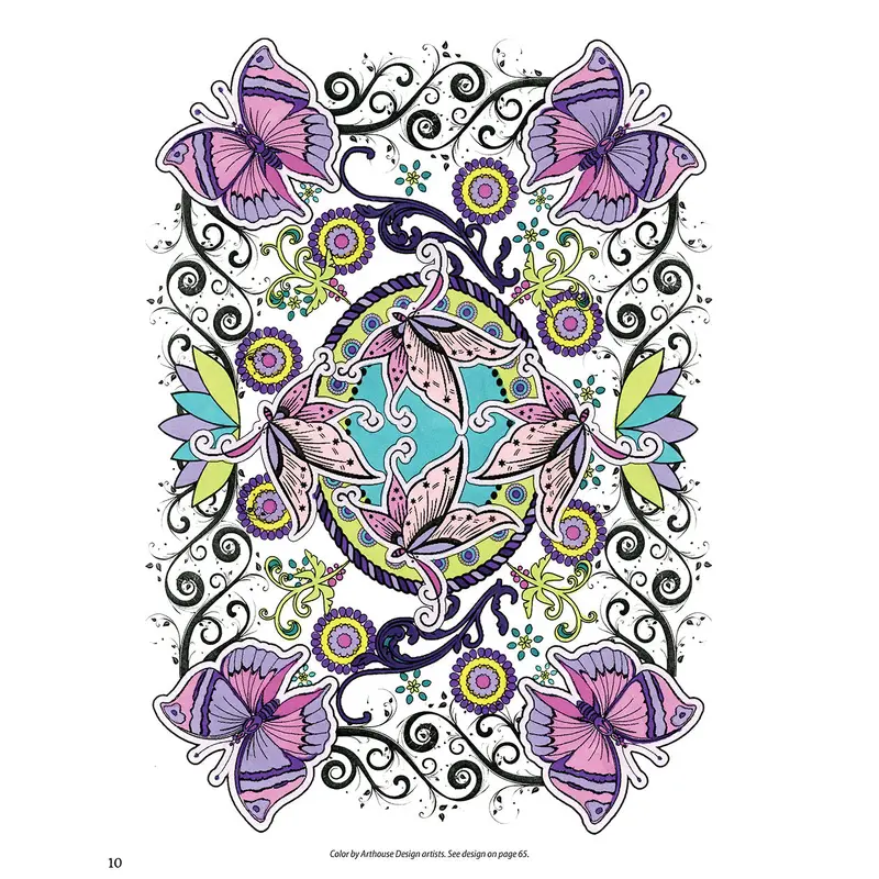 Reflections: Birds and Animals Coloring Book