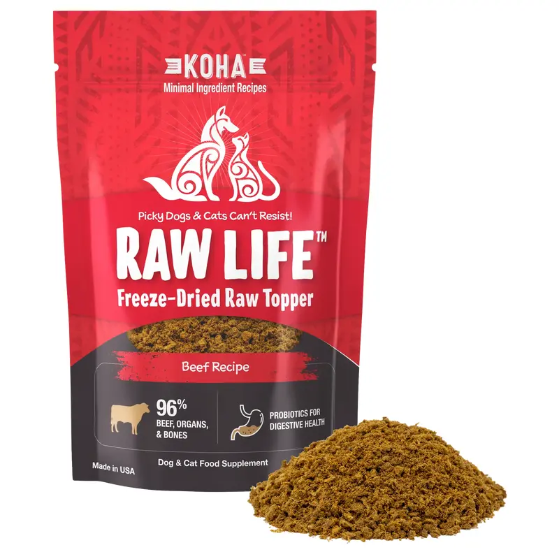 Koha Raw Life Freeze Dried Beef Topper