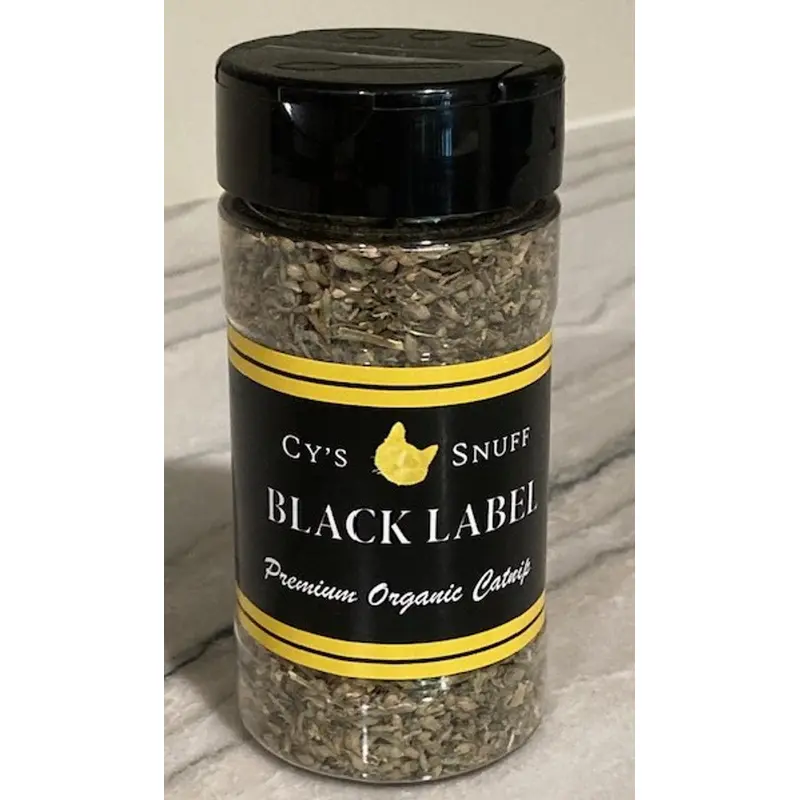 Cy's Snuff Black Label Premium Organic Catnip .60 oz