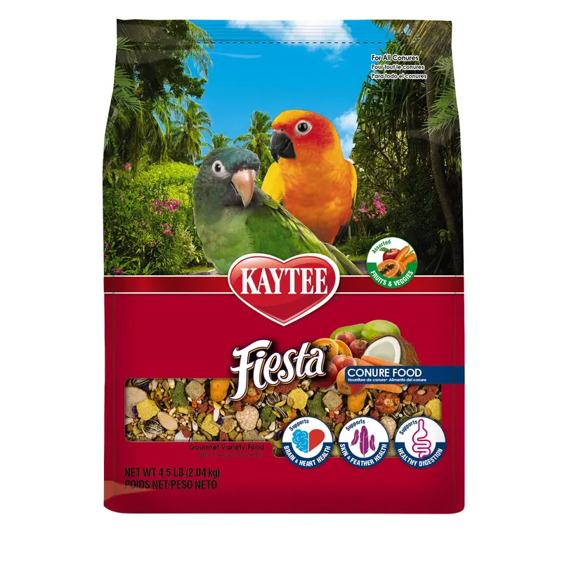 Kaytee Fiesta Conure 4.5 lb  Fortified Gourmet Diet