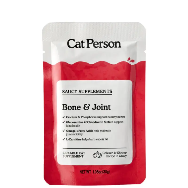 Cat Person Bone & Joint Chicken & Shrimp Lickable Supplement