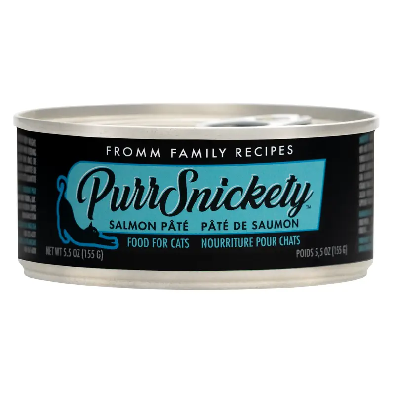 Fromm Family Recipes PurrSnickety Salmon Pt Food for Cats 5.5 oz