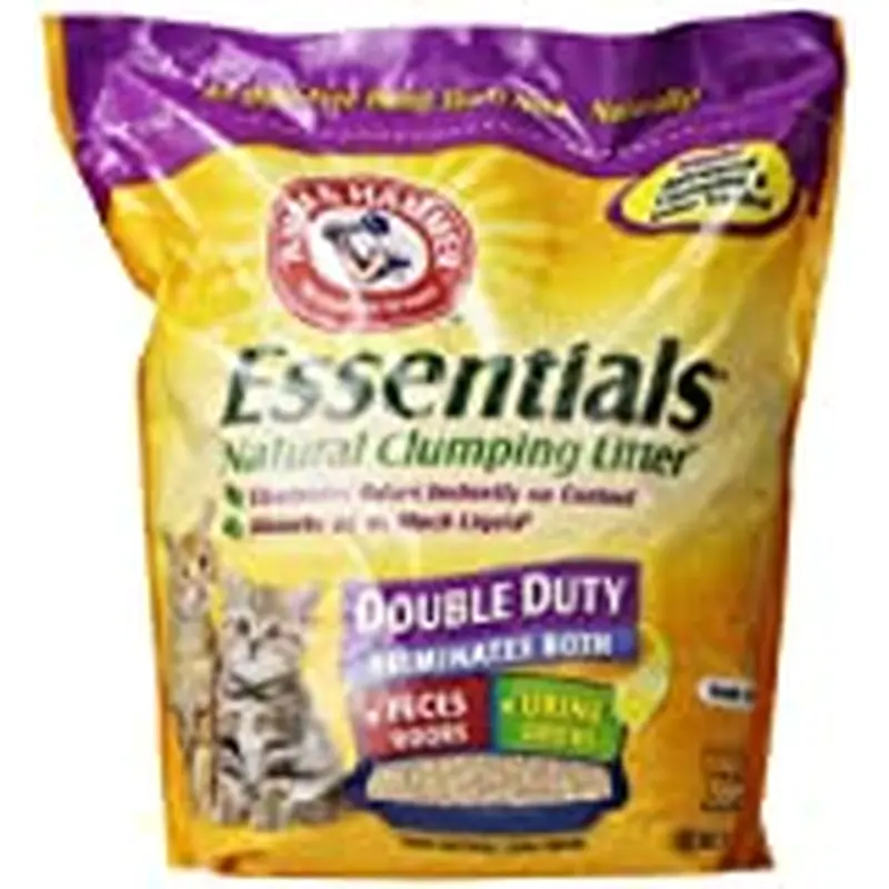 Arm & Hammer Naturals Clumping Litter  Double Duty w/ Corn Fibers  9lb