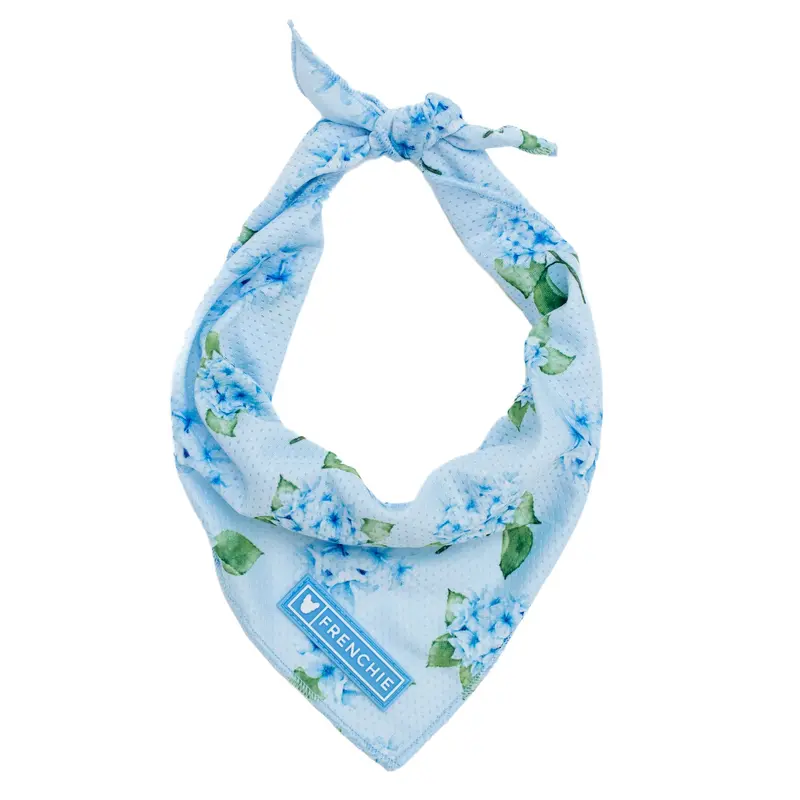 Frenchie Cooling Bandana - Hydrangea