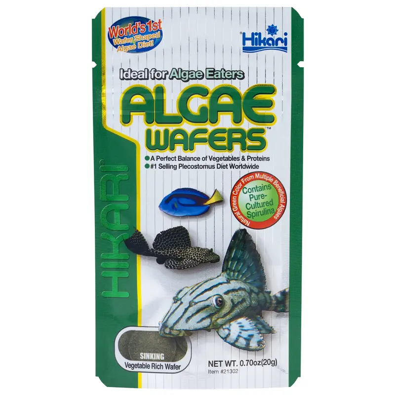 Hikari Tropical Algae Wafers Fish Food 0.7 Oz