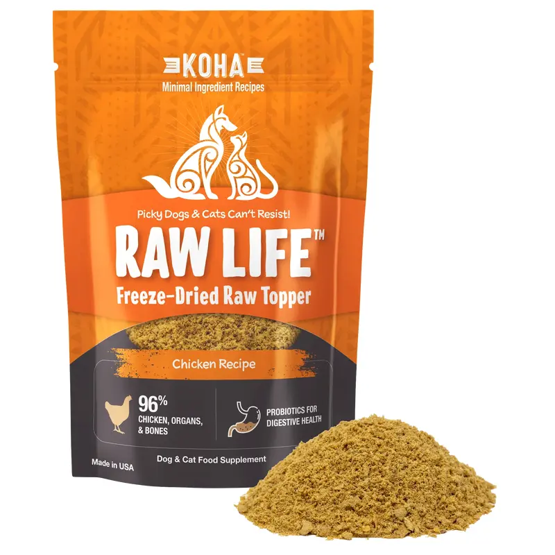 Koha Raw Life Freeze Dried Chicken Topper