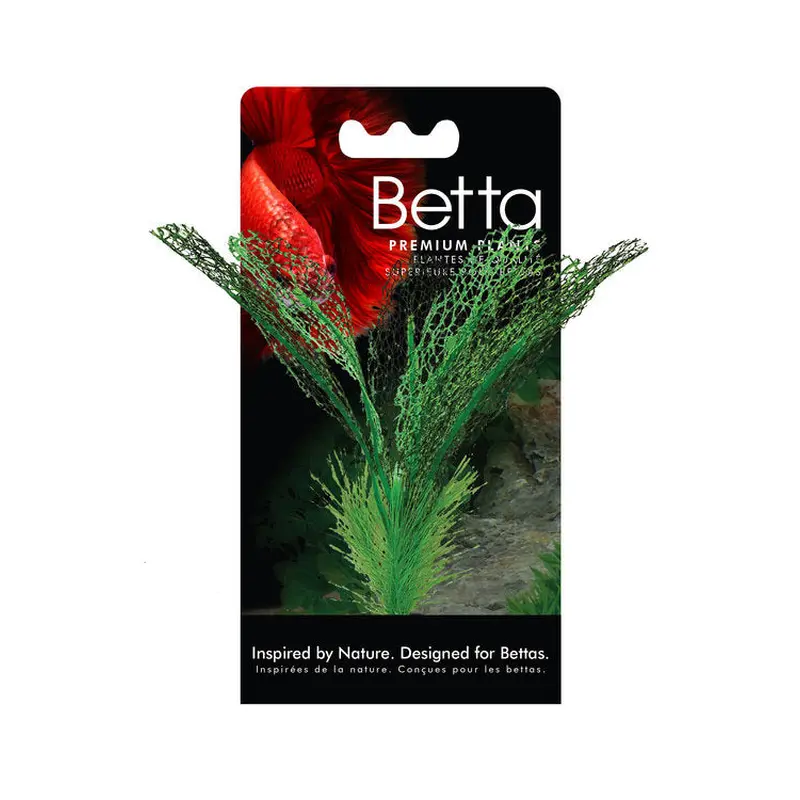 Fluval Betta Madagascar Lace Plant, Plastic Plant Aquarium Decoration