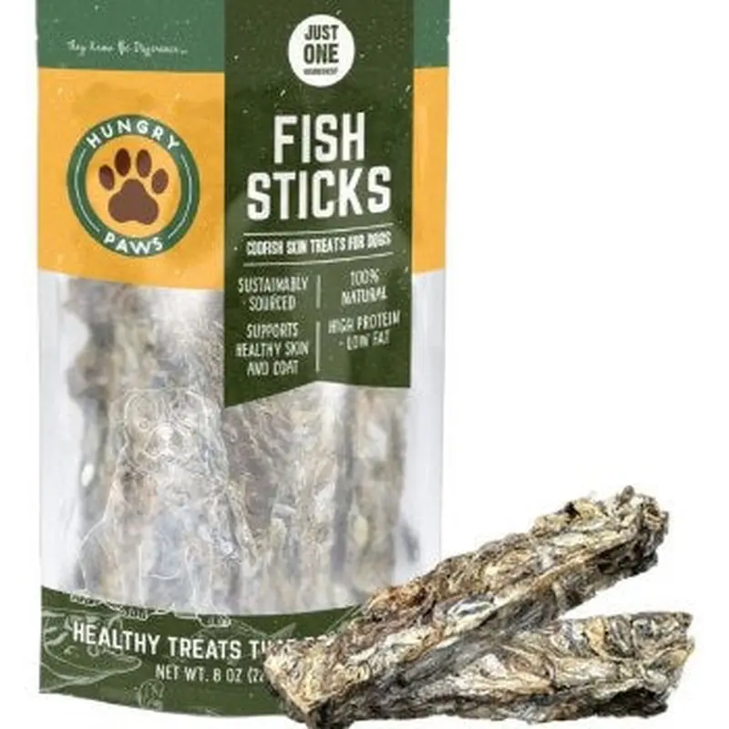 Hungry Paws Sticks Single Ingredient Cod Dog Treat 8oz