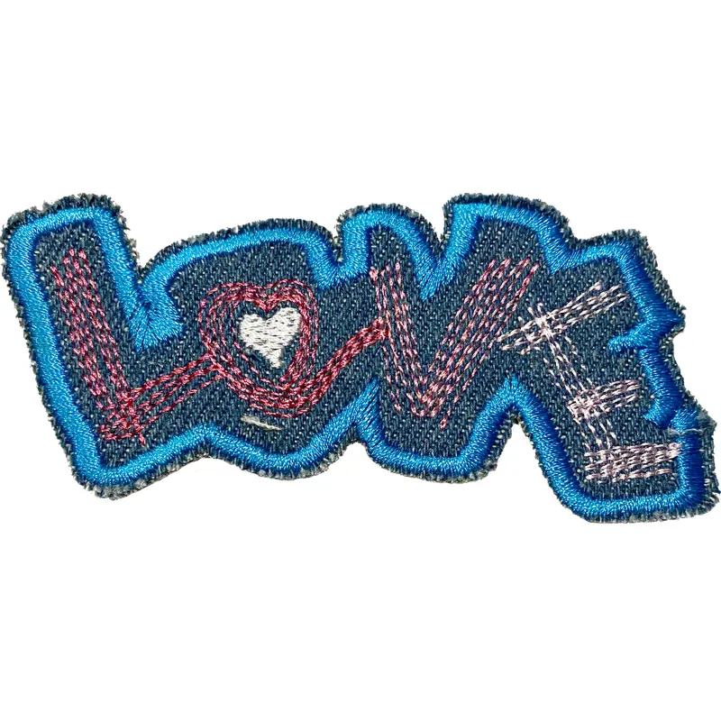 Love Denim Patch - Patch