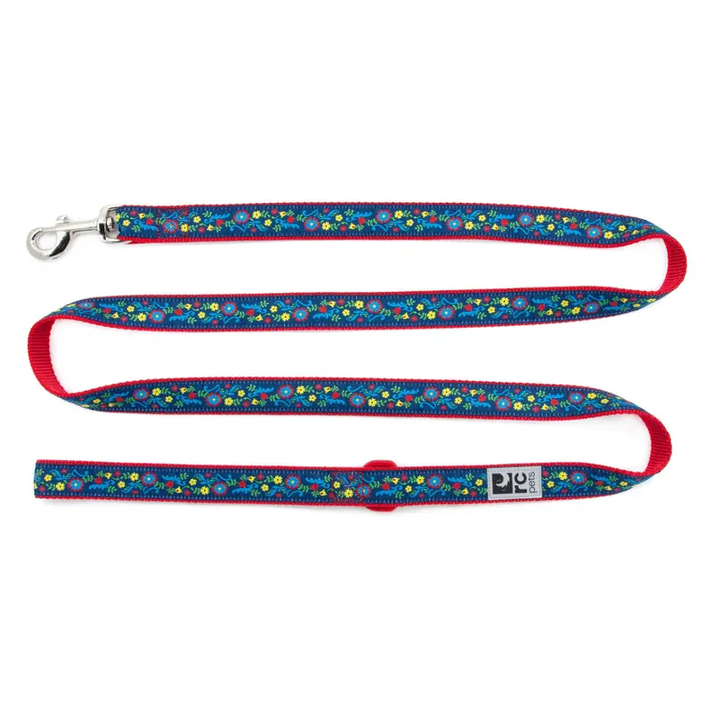 RC PETS Dog Leash,  Feeling Folksy, 1"X6'