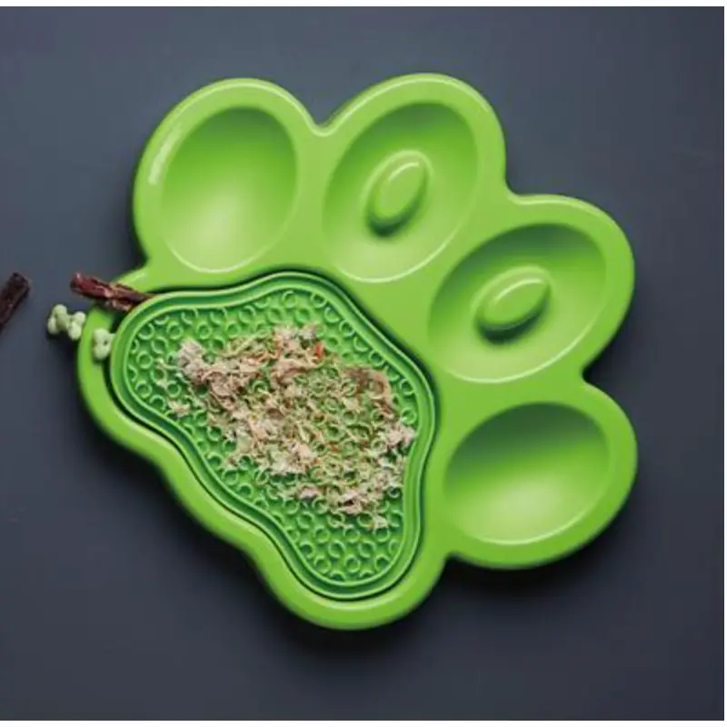 PAW 2-in-1 Slow Feeder Interactive Dish & Lick Pad Mat