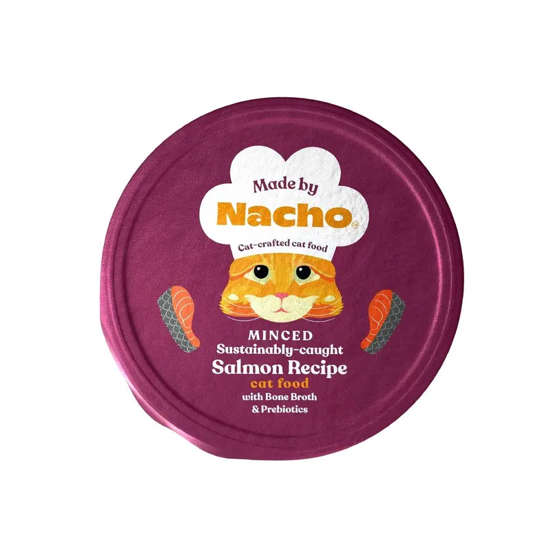 Made by Nacho Salmon in Bone Broth with Prebiotics Wet Cat Food 2.5oz