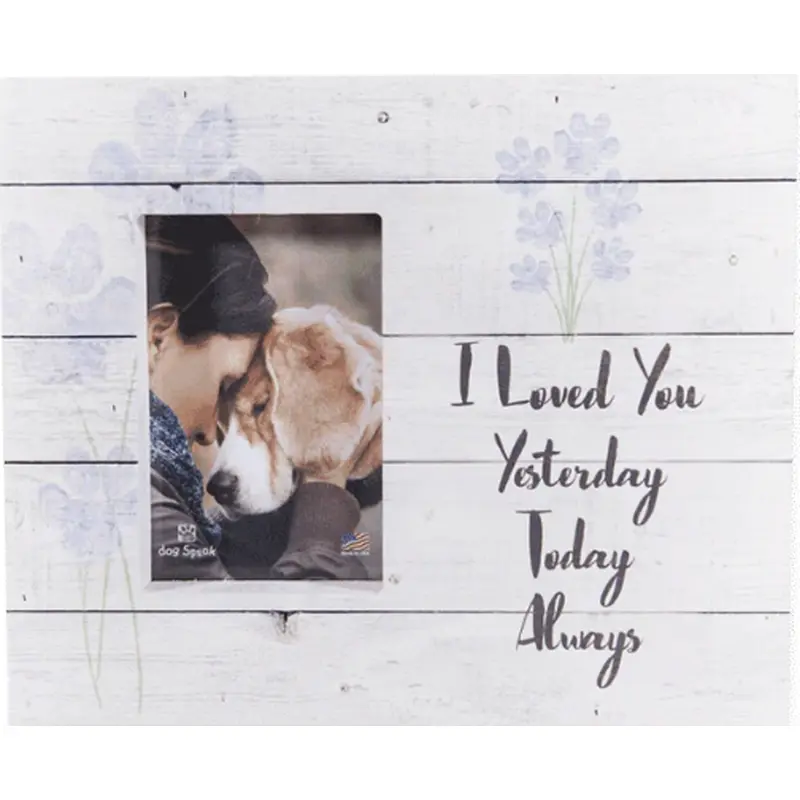 Pallet Box Frame I Loved You Yesterday Today and Always