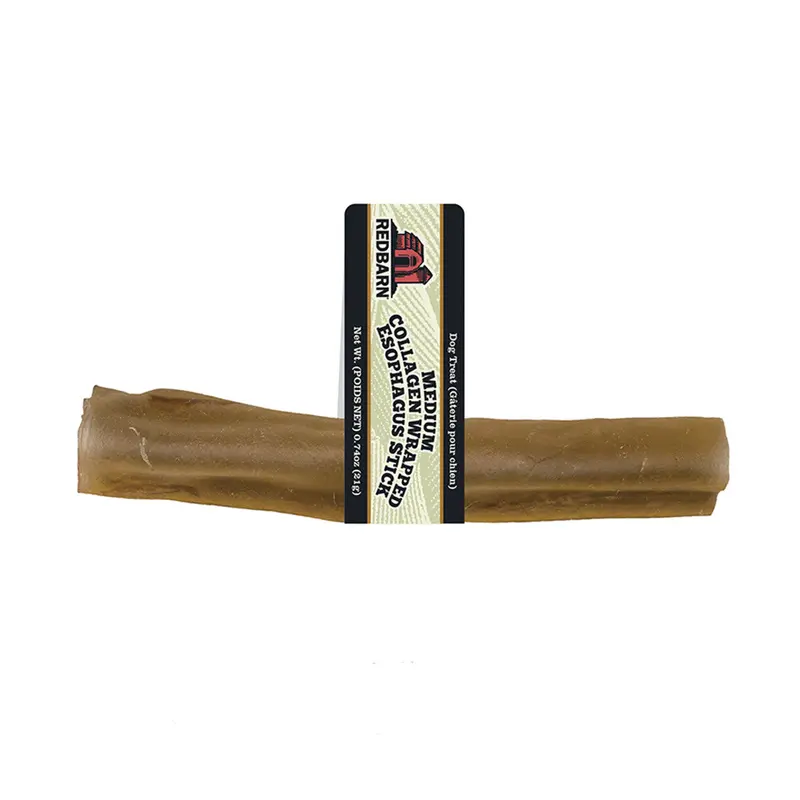 Redbarn Dog Treat Collagen Wrapped Esophagus Stick