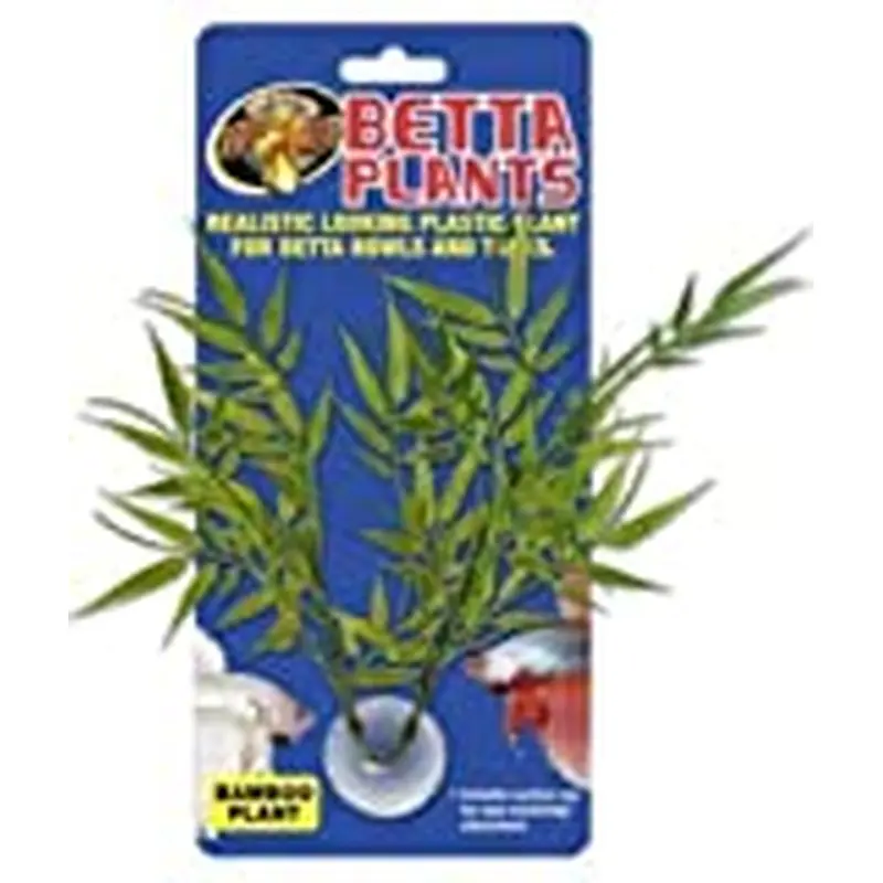 Zoo Med Betta Bamboo Plant Aquarium Decor  Green