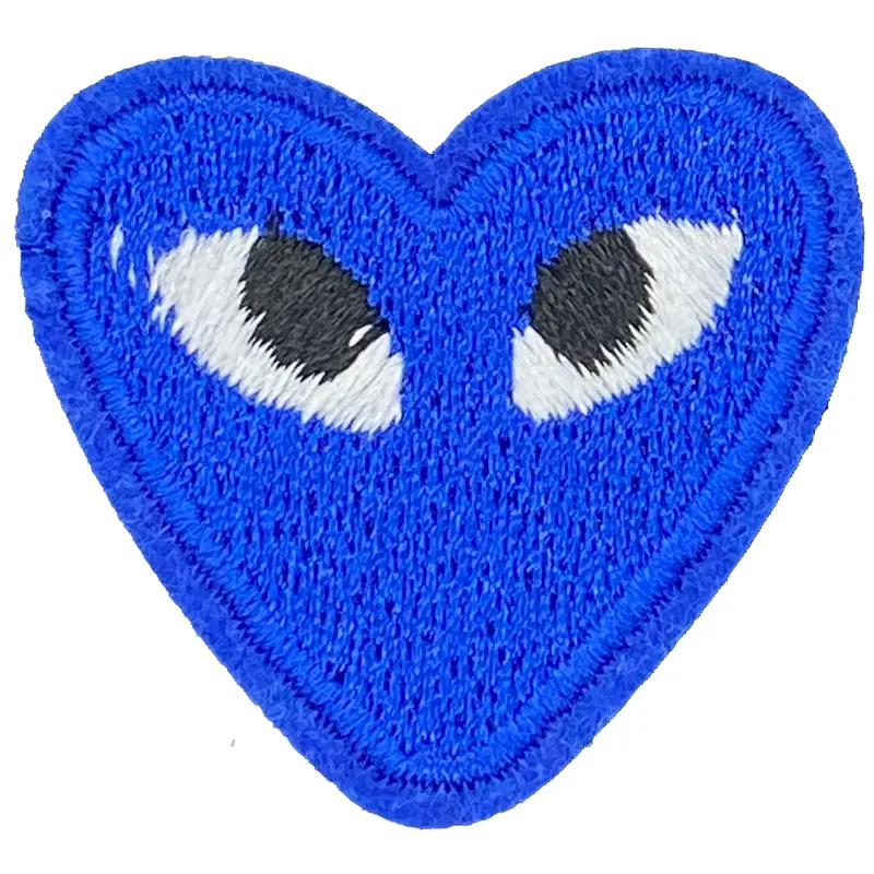 Heart with Eyes (Royal Blue) - Patch
