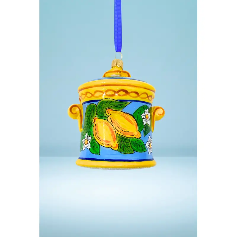 Abruzzi Cookie Jar Polish Glass Ornament