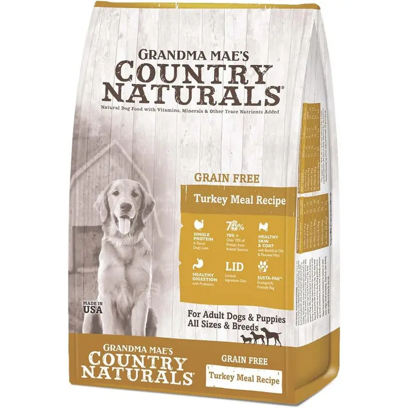 Grandma Mae's Limited Ingredient Diet Turkey Dry Dog Food 12lb