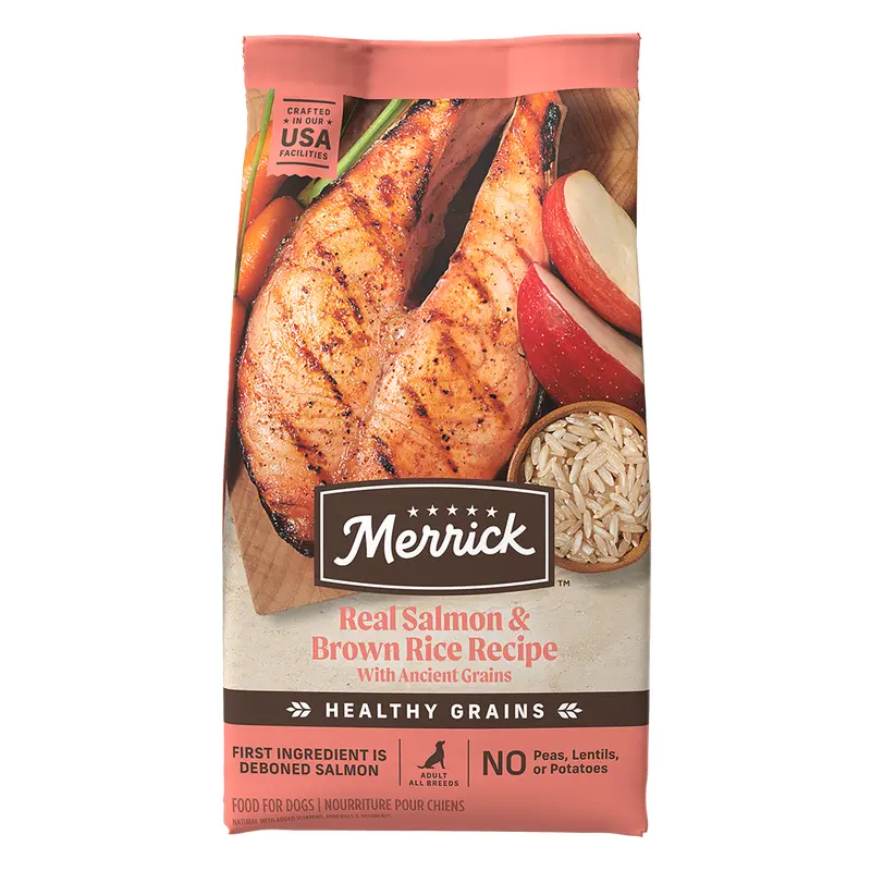Merrick Classic Healthy Grains Salmon and Brown Rice Dry Dog Food