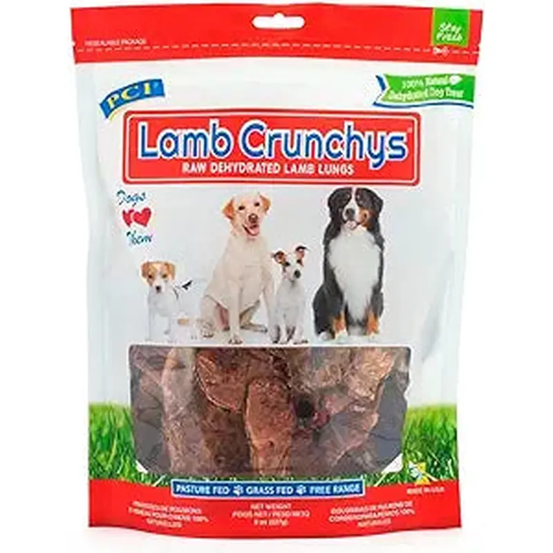 PCI Lamb Crunchy Natural Lamb Lung Slices (8oz)