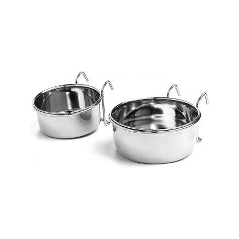Spot Ethical Pet Stainless Steel Coop Cup Bird Dish with Hook 20oz