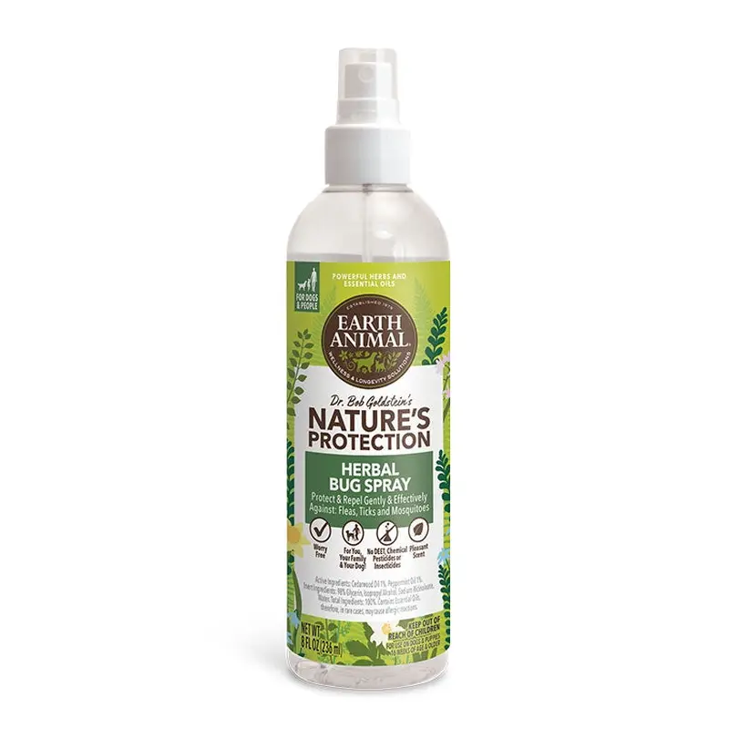 Earth Animal 8 oz Dog Nupro Bug Spray Herbal