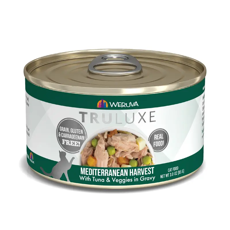 Weruva Truluxe Cat food 3oz Can Mediterranean Harvest