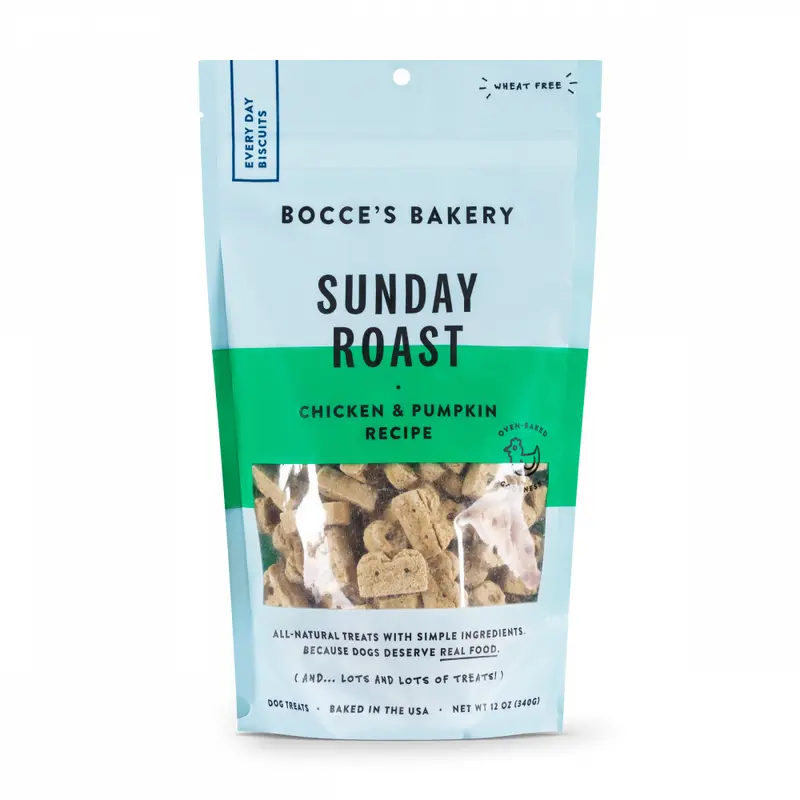 Bocce's Bakery Every Day Sunday Roast Biscuit Dog Treats