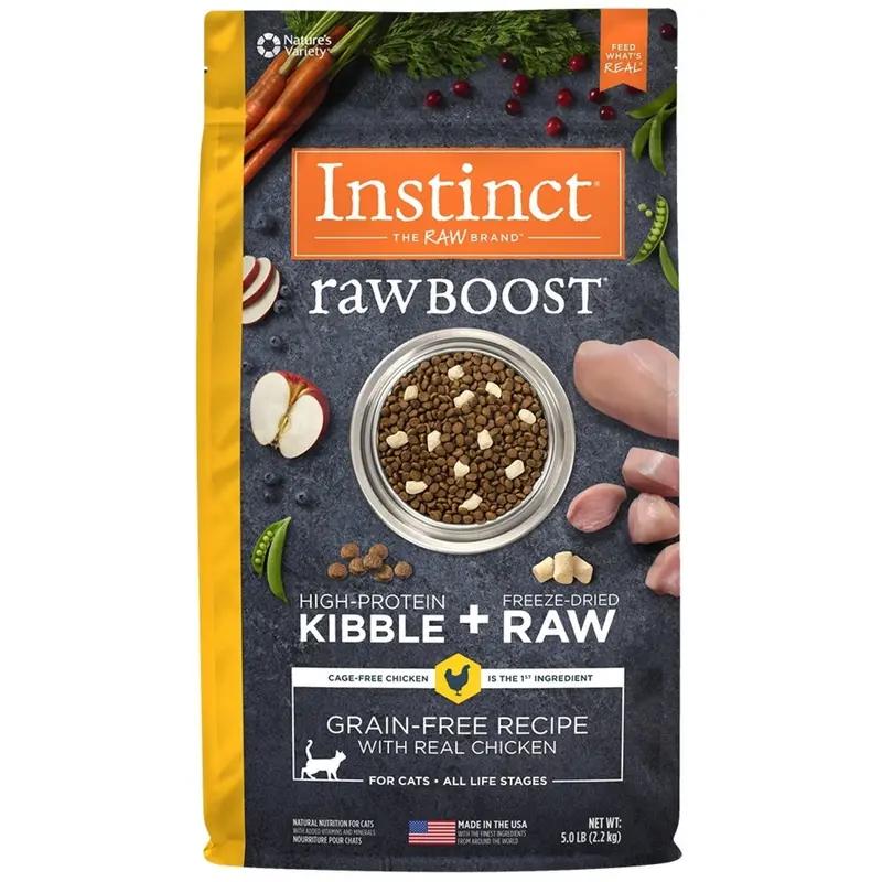 Instinct Raw Boost Grain-Free Real Chicken Dry Cat Food