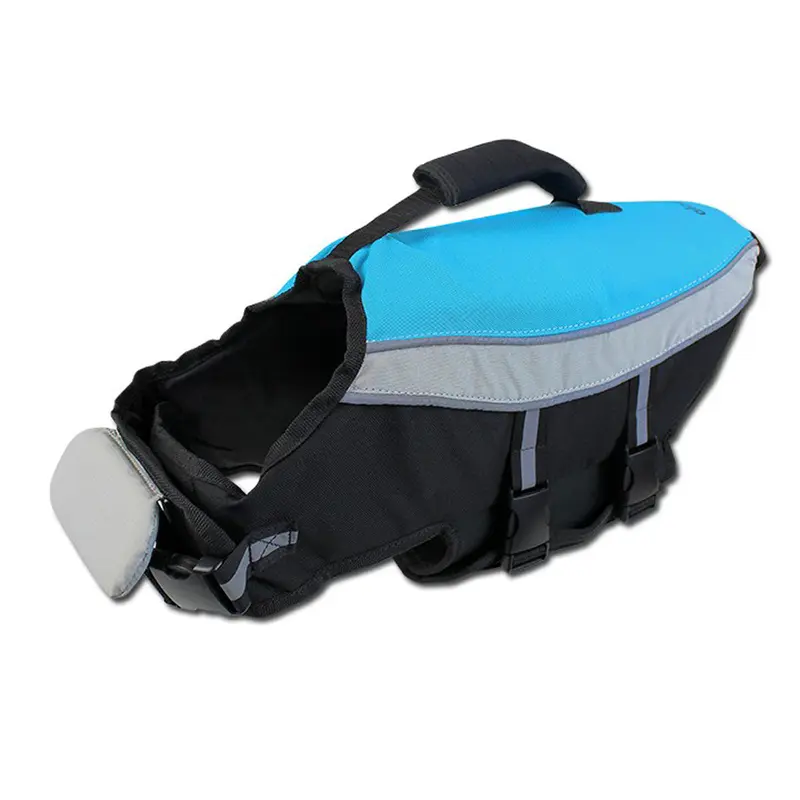 Alcott Water Adventure Dog Jacket - Medium 12" x 12-22" x 18-24" - Blue