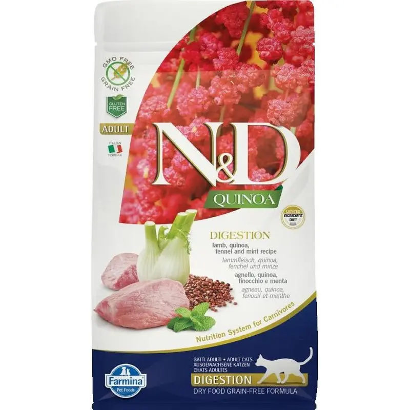 Farmina Cat N&D Quinoa Digestion Lamb 3.3 lb