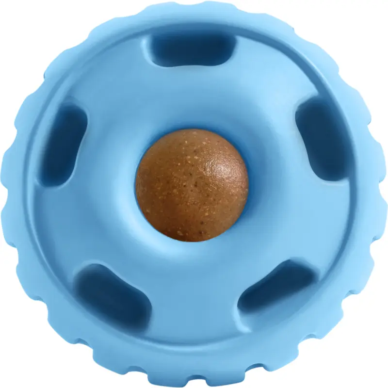 Woof Pupsicle Treat-Dispensing Dog Toy, Blue, Large