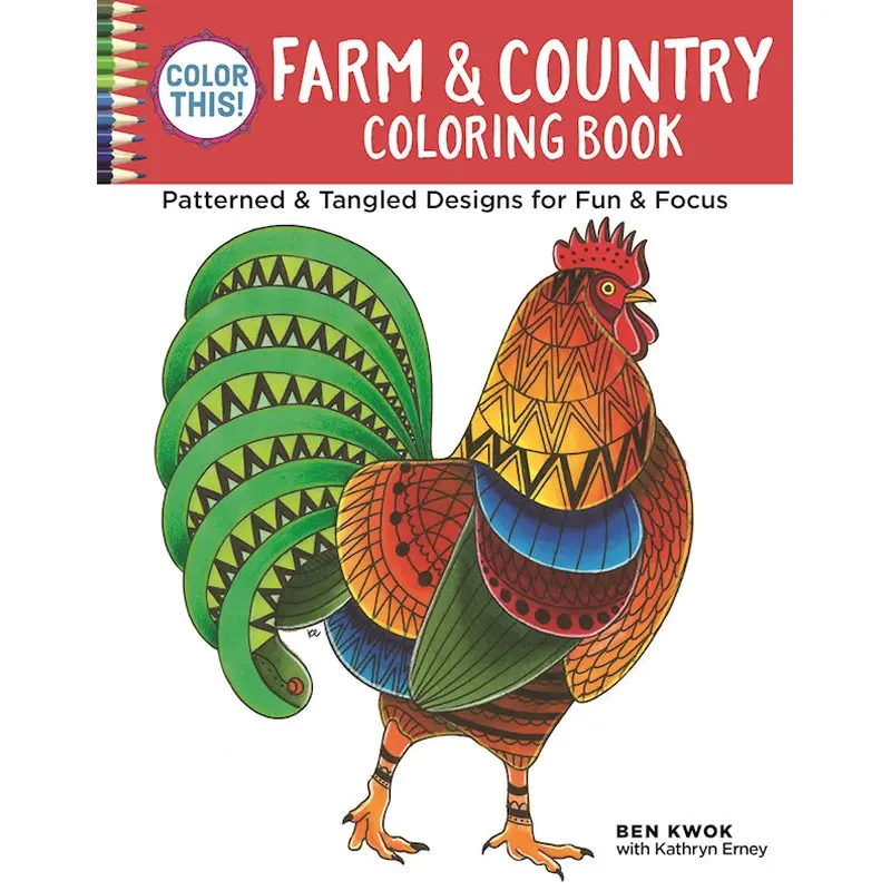 Color This! Farm & Country Coloring Book