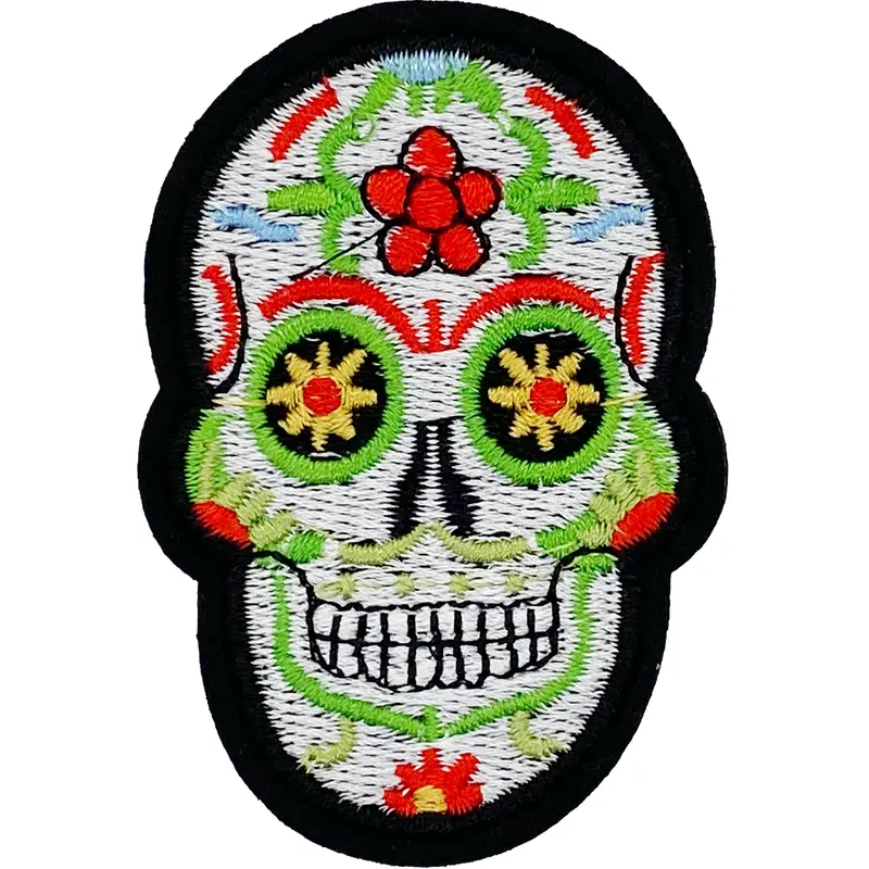 Sugar Skull (White) Patch