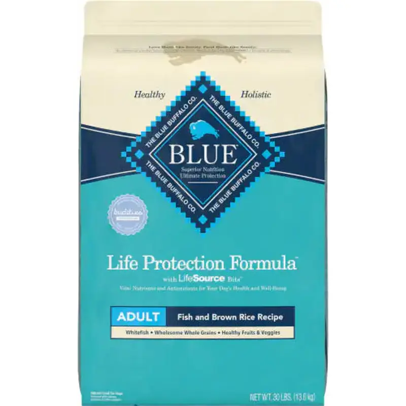 Blue Buffalo Adult Fish & Brown Rice Dry Dog Food