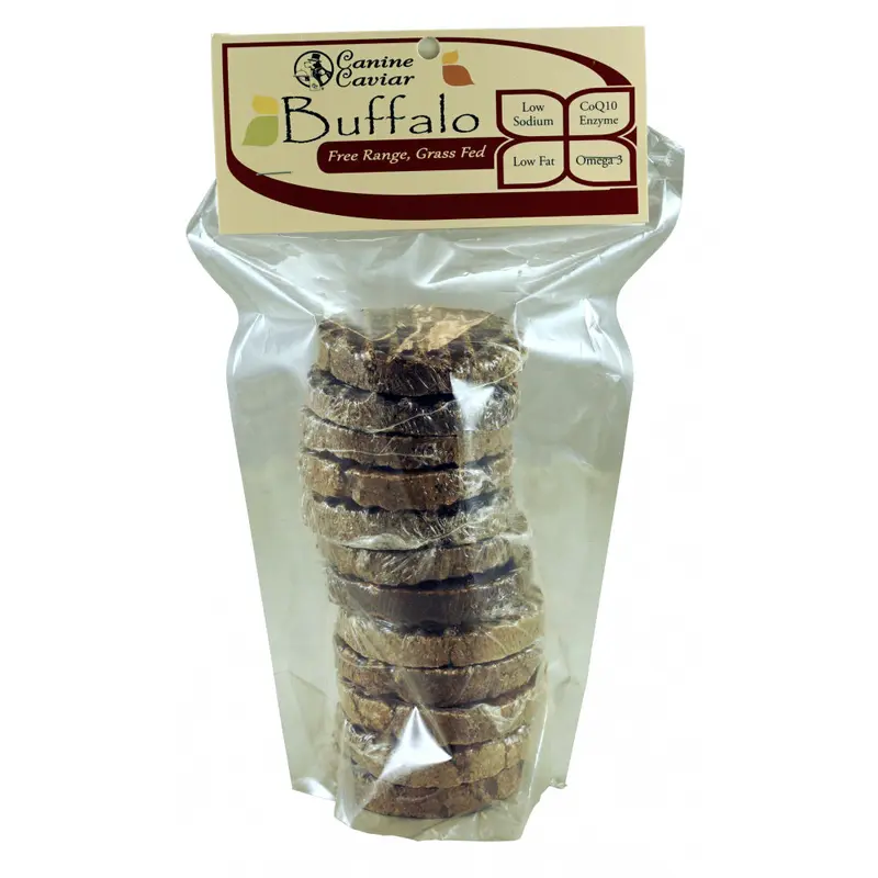 Canine Caviar Cold Pressed Dehydrated Buffalo Tripe Patties Dog Treats