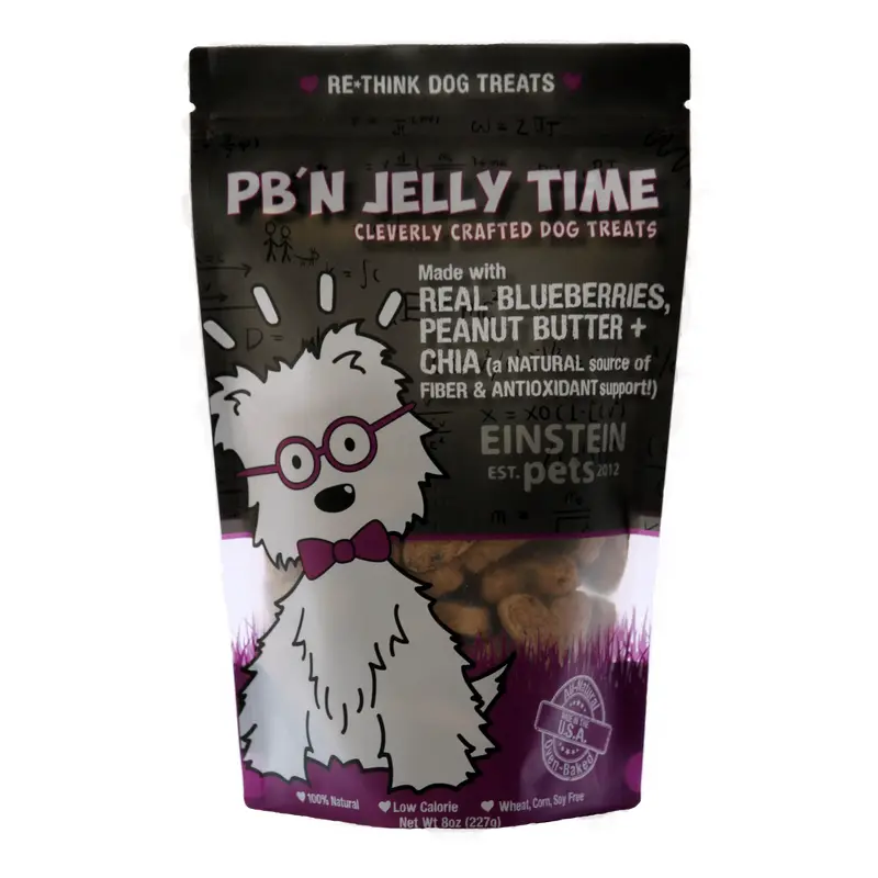 Einstein PB'N Jelly Time Dog Treats 8oz