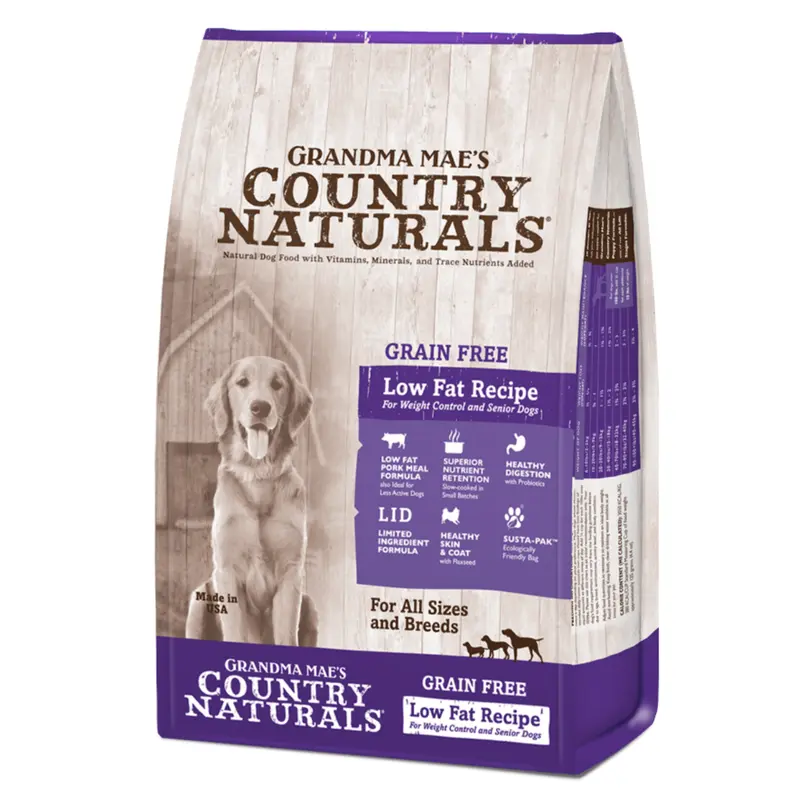 Grandma Mae's Low Fat Grain Free Dry Dog Food 25lb