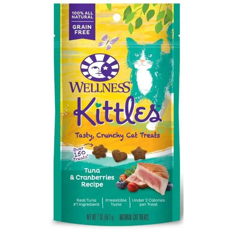 Wellness Kittles Grain Free Tuna and Cranberries Natural Cat Treats