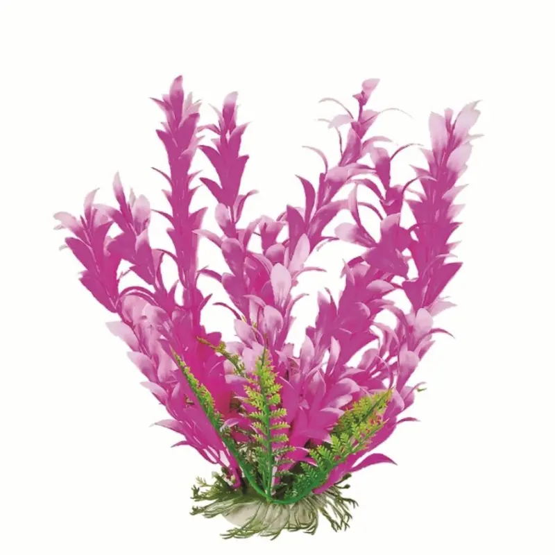 AQUATOP PD-BH21 6 Inch Bacopa-Like Aquarium Plant with Weighted Base
