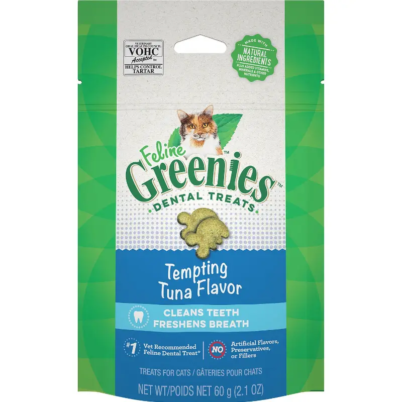 Greenies Feline Tempting Tuna 2.1 oz.