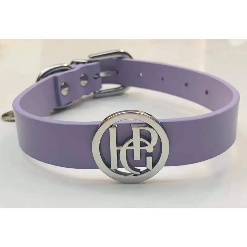 Leather Collar - Lilac Hue