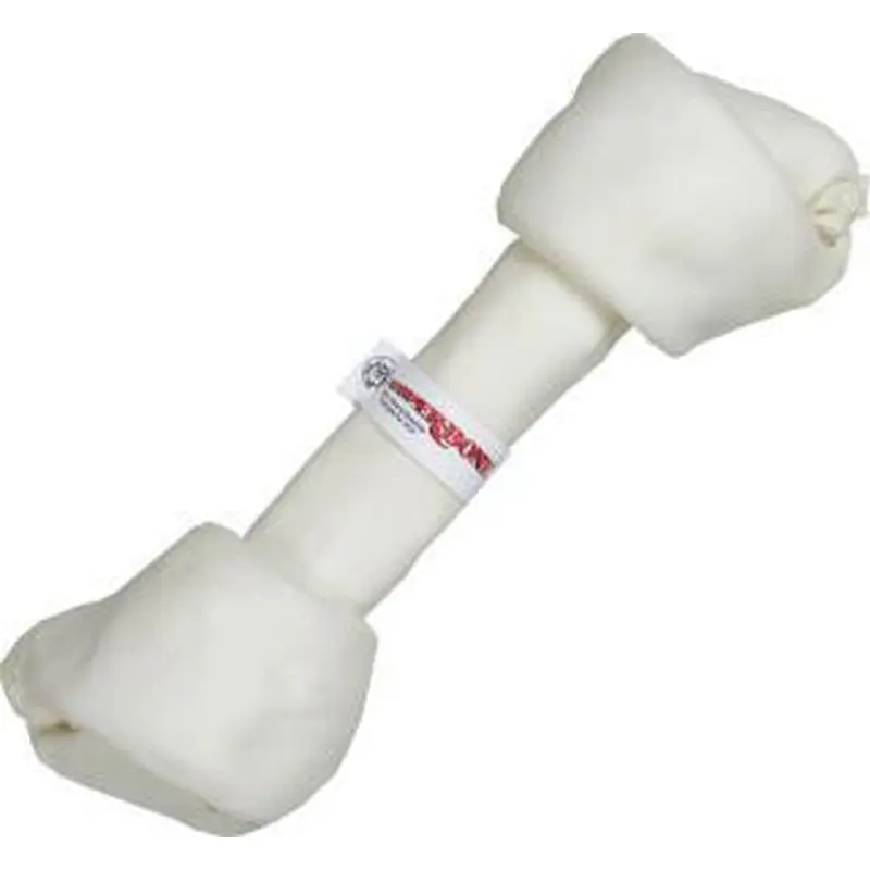 Super Bone White Rawhide Knot 15-16in