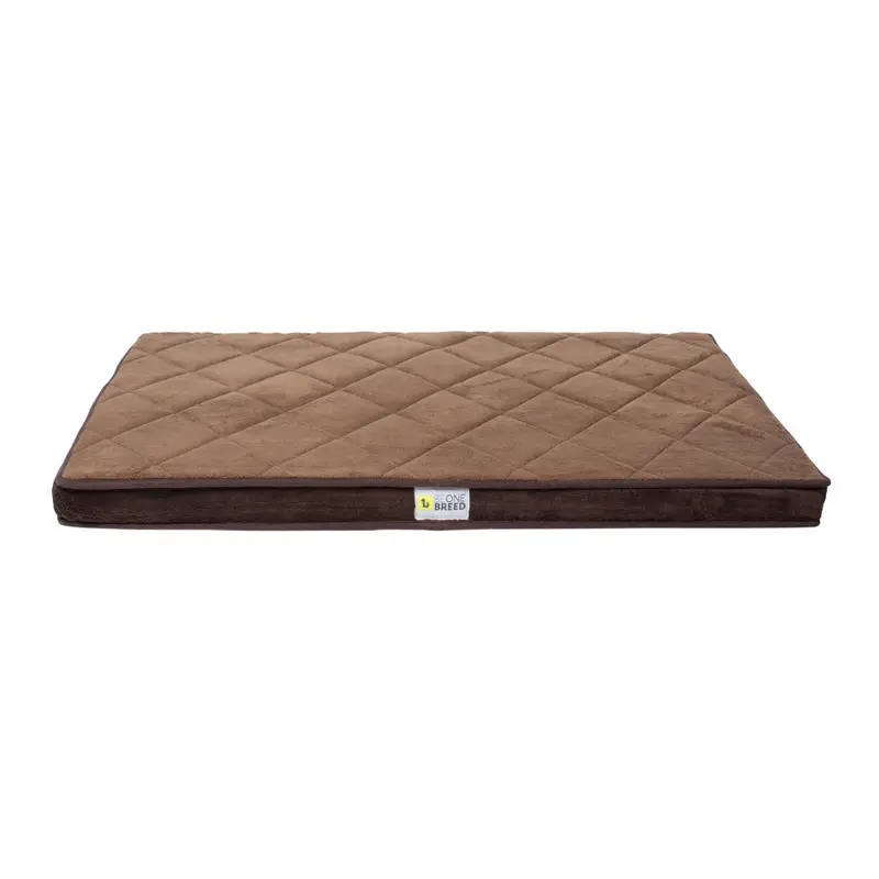 BeOneBreed Brown Diamond Pet Bed for Dogs & Cats
