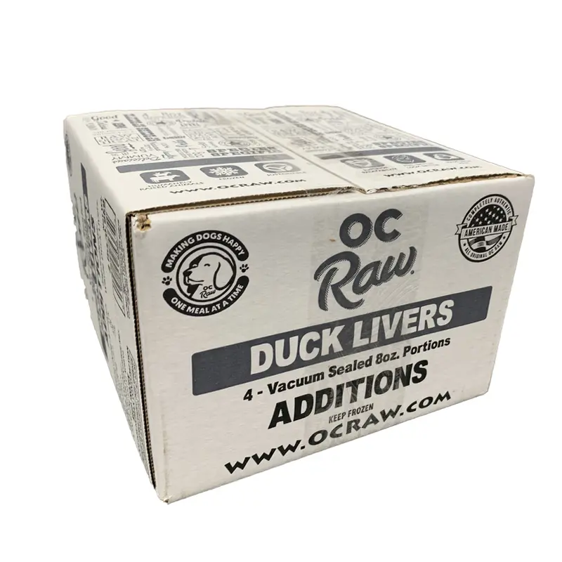 OC Raw Additions Duck Liver 2 lb