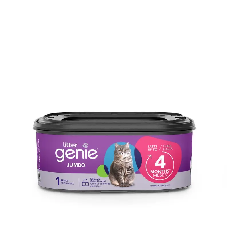 Litter Genie Plus Cat Litter Pail Disposal System Refill Jumbo
