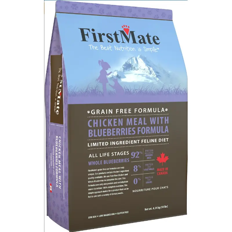 Firstmate Grain Free Chicken & Blueberries Cat 4 Lb.