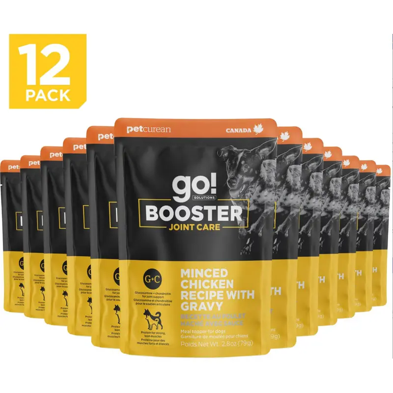 Go! Solutions Dog Booster Joint Care Chicken With Gravy Minced