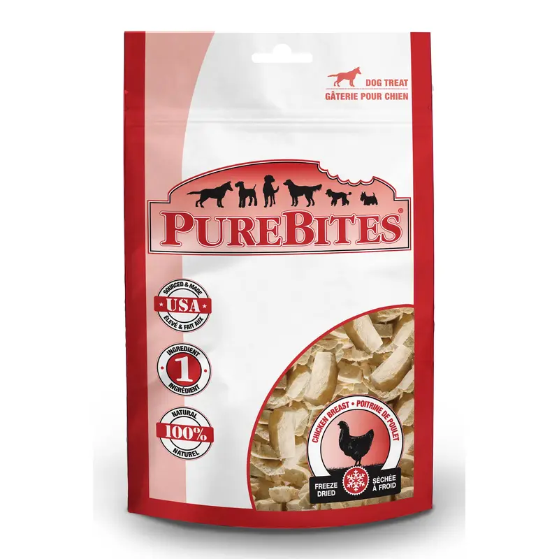 PureBites Freeze Dried Treats for Dogs Chicken 6.2oz